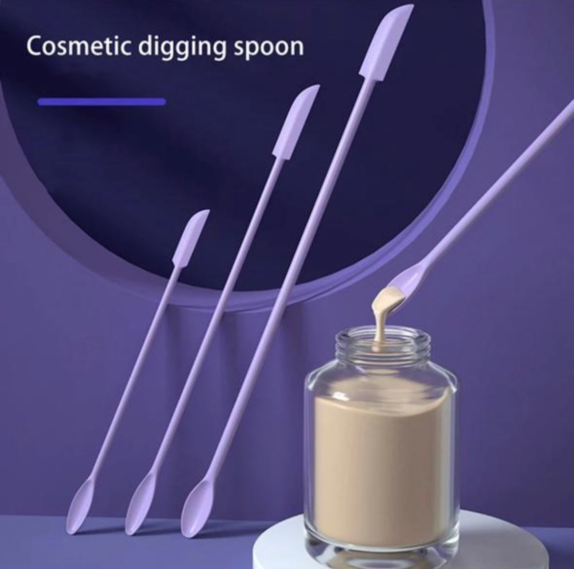 PURPLE SILICON MINI SPOON SET