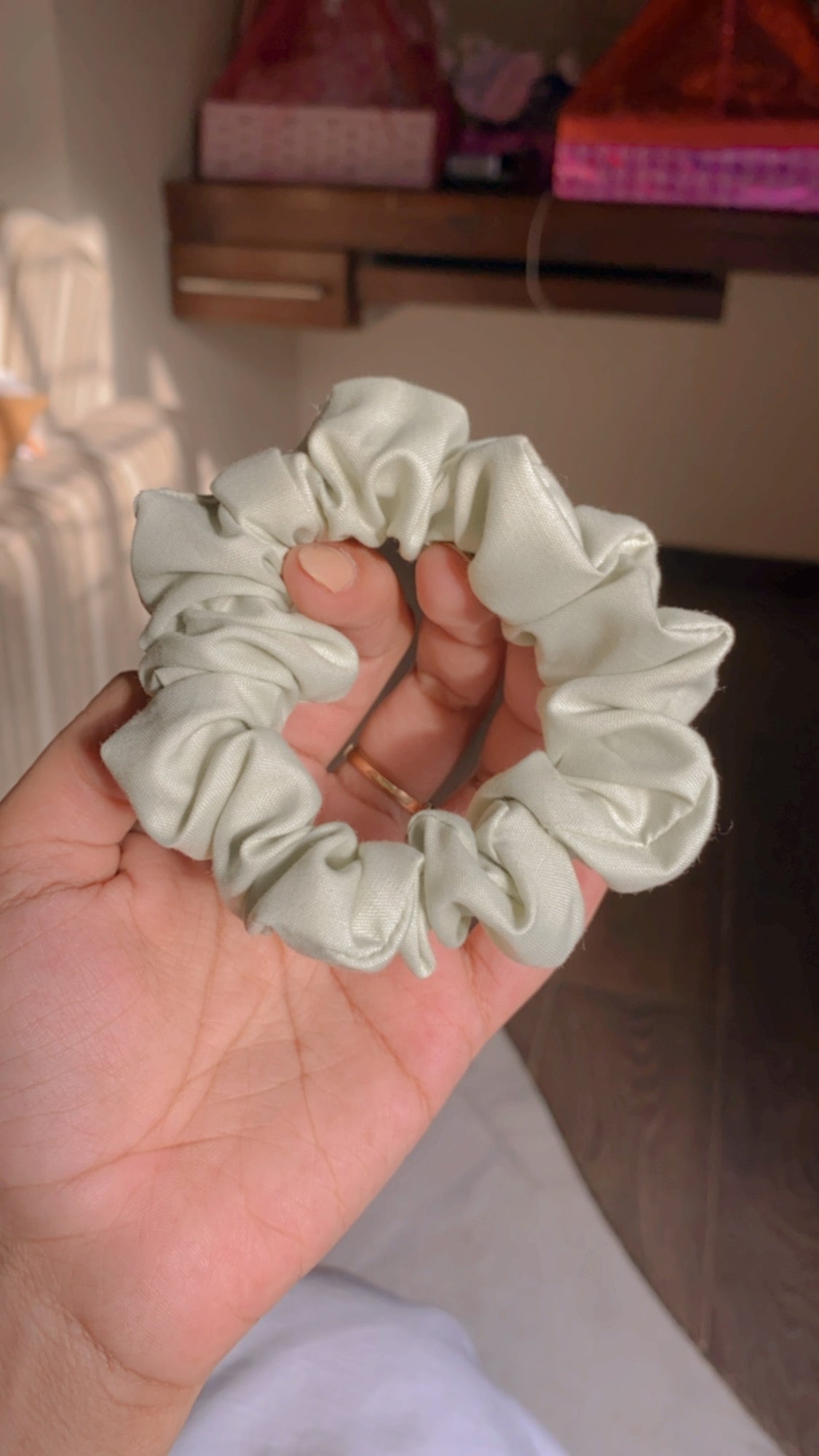 COTTON SCRUNCHIE