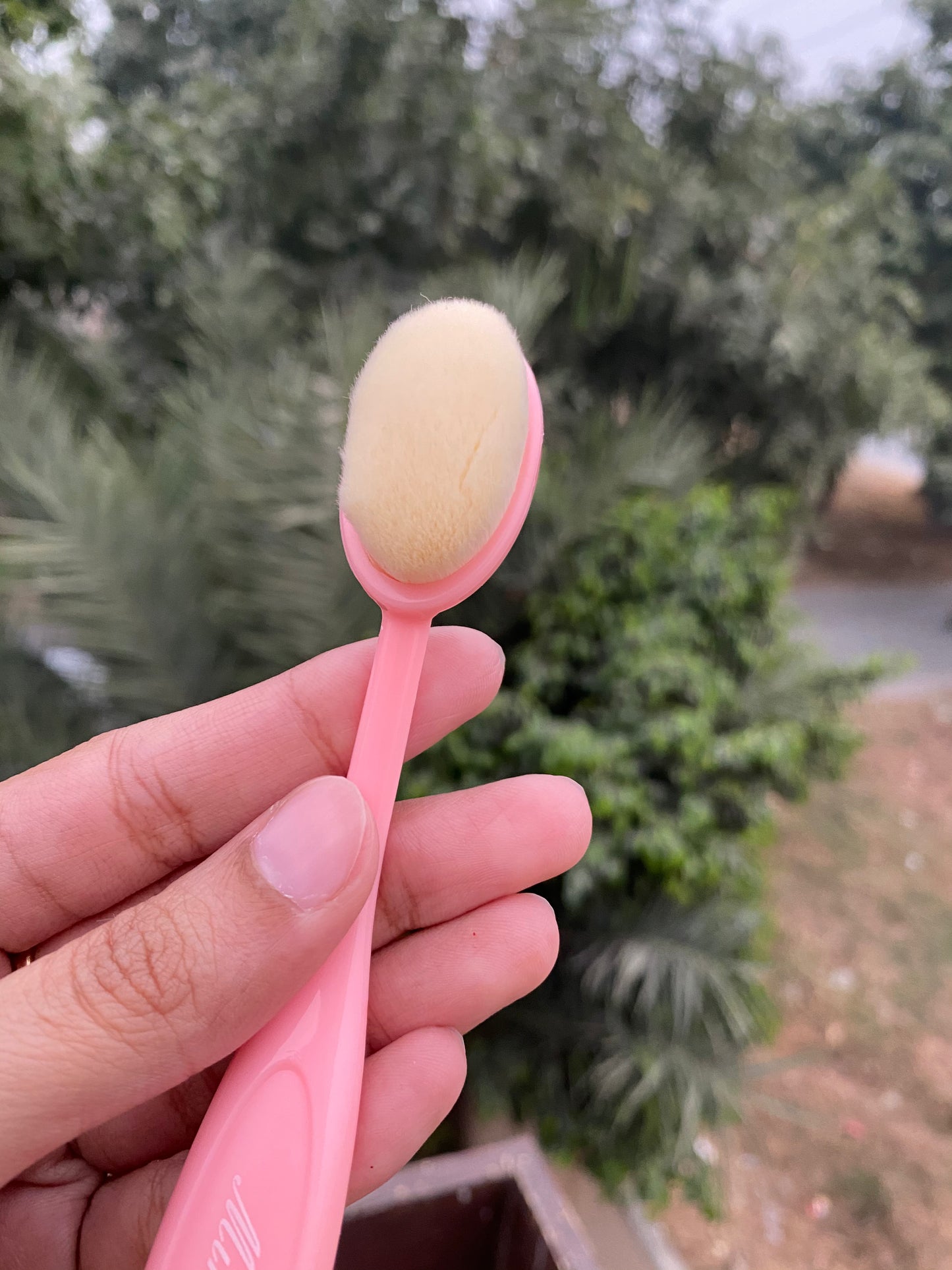 PINK MINT BEAR BRUSH