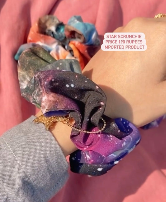 STAR/ GALAXY SCRUNCHIE