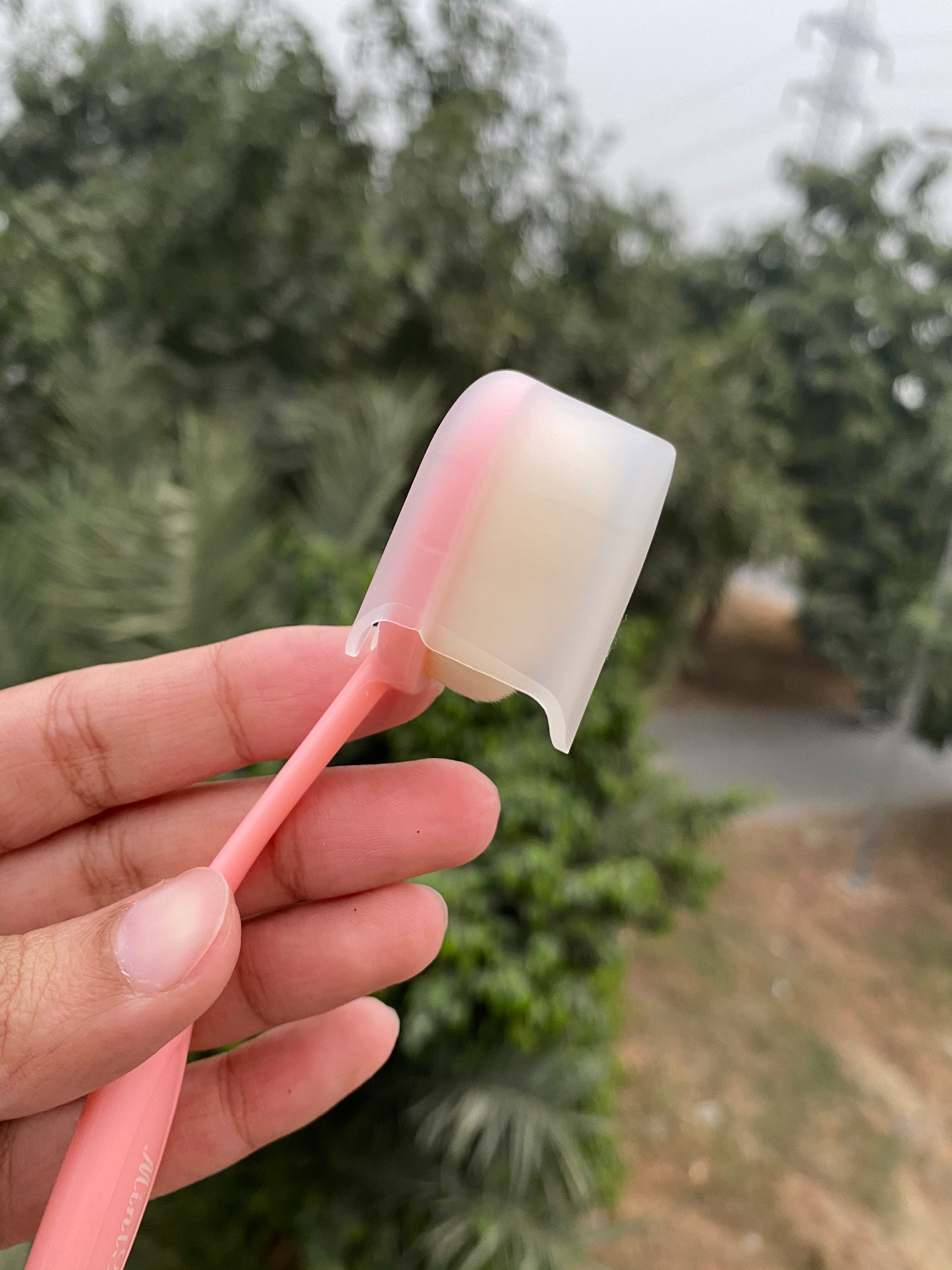 PINK MINT BEAR BRUSH