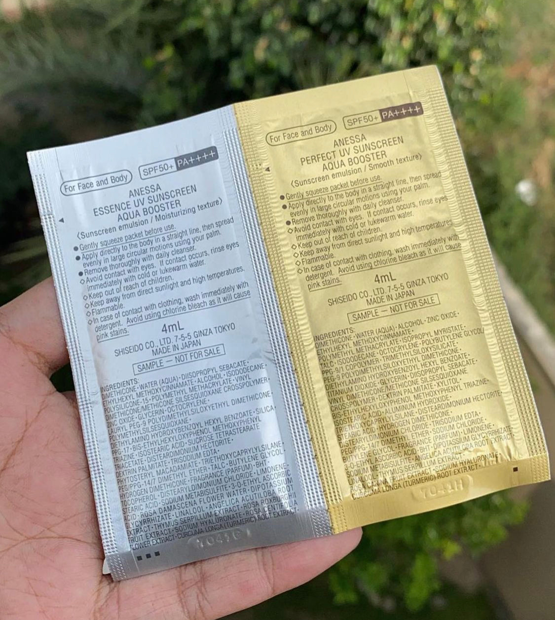 ANESSA SUNSCREEN SPF 50+ PA++++